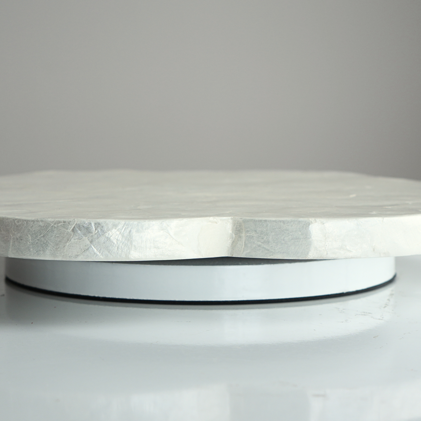 Scalloped Capiz Shells Lazy Susan