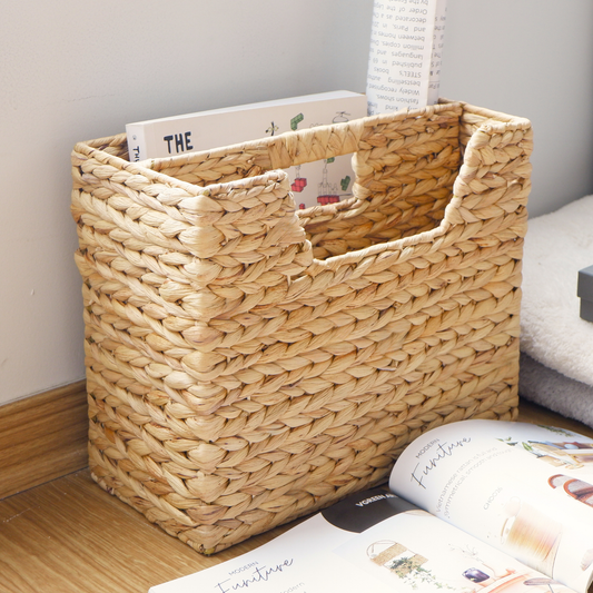 Wicker Magazine Basket