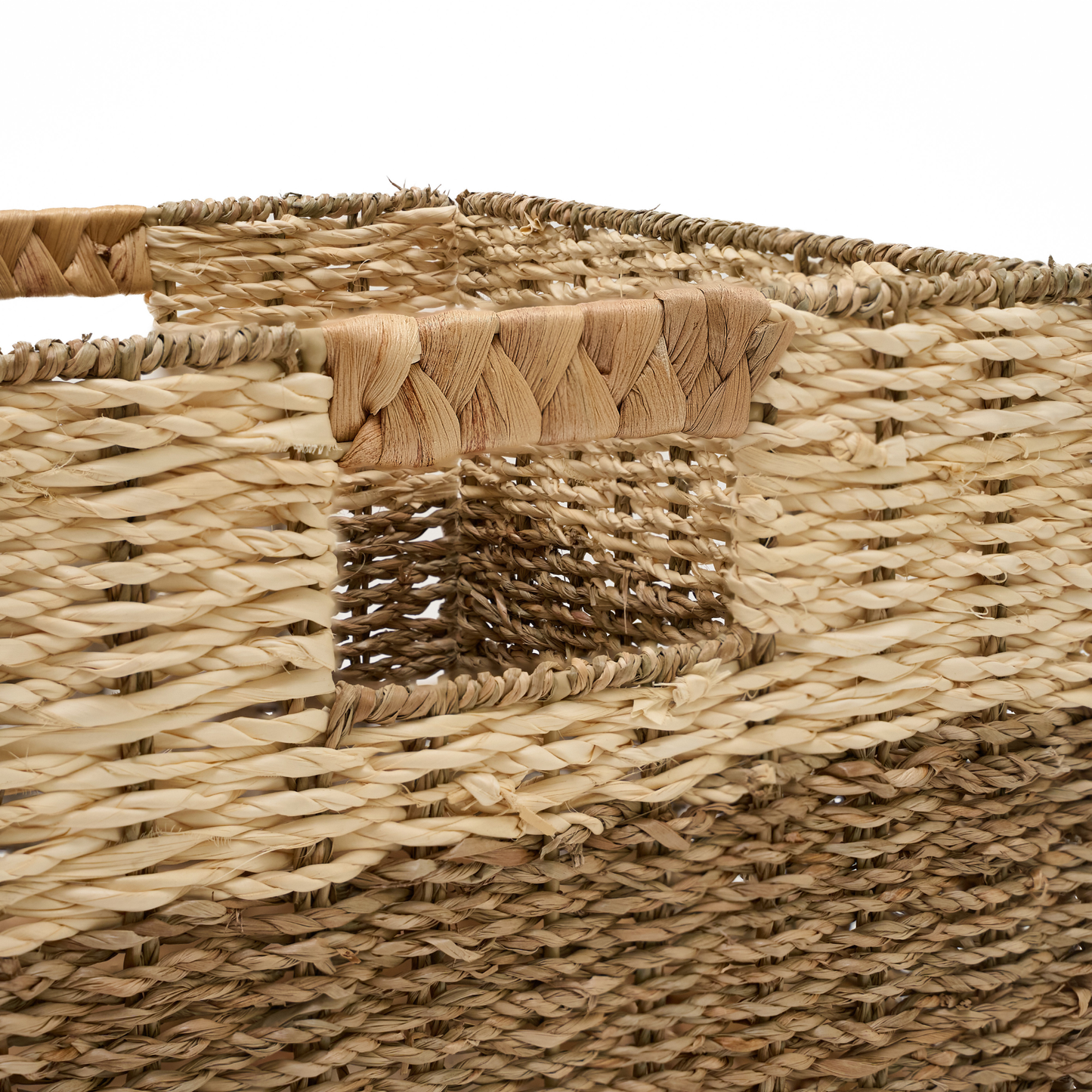 Set of 4 Wicker Cube Storage Baskets