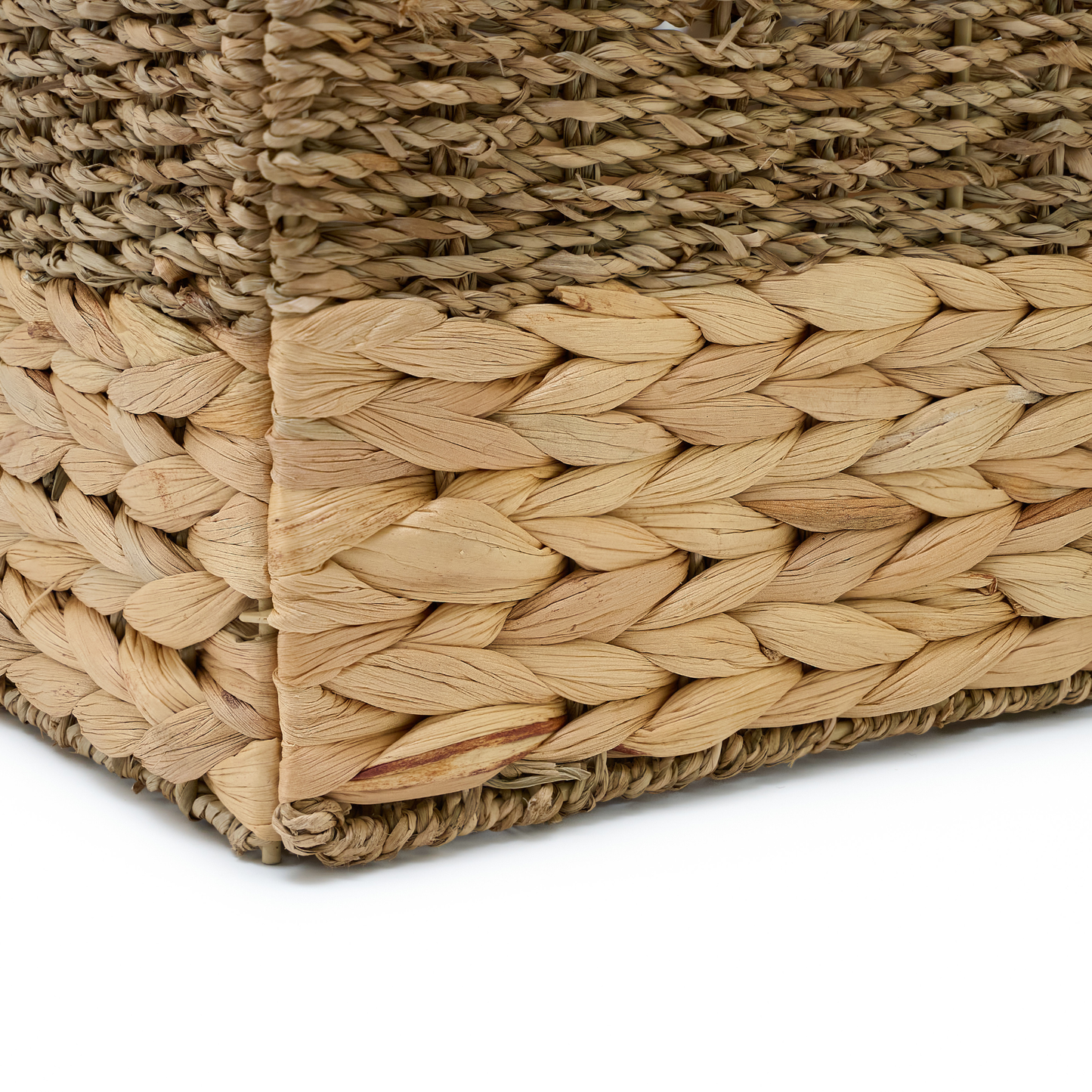 Set of 4 Wicker Cube Storage Baskets