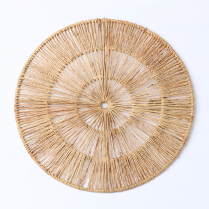 Set of 6 Jute Wall Decor Baskets