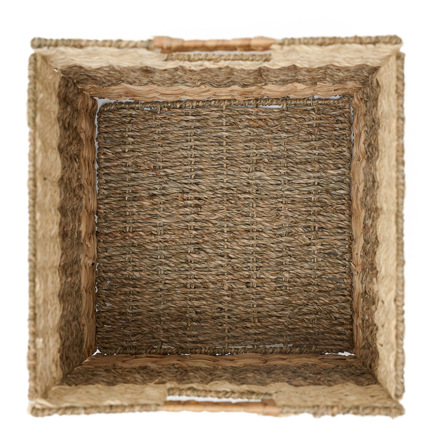 Set of 4 Wicker Cube Storage Baskets