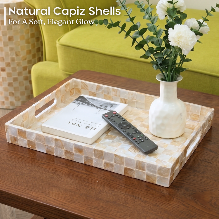 Rectangle Serving Tray (Ivory)