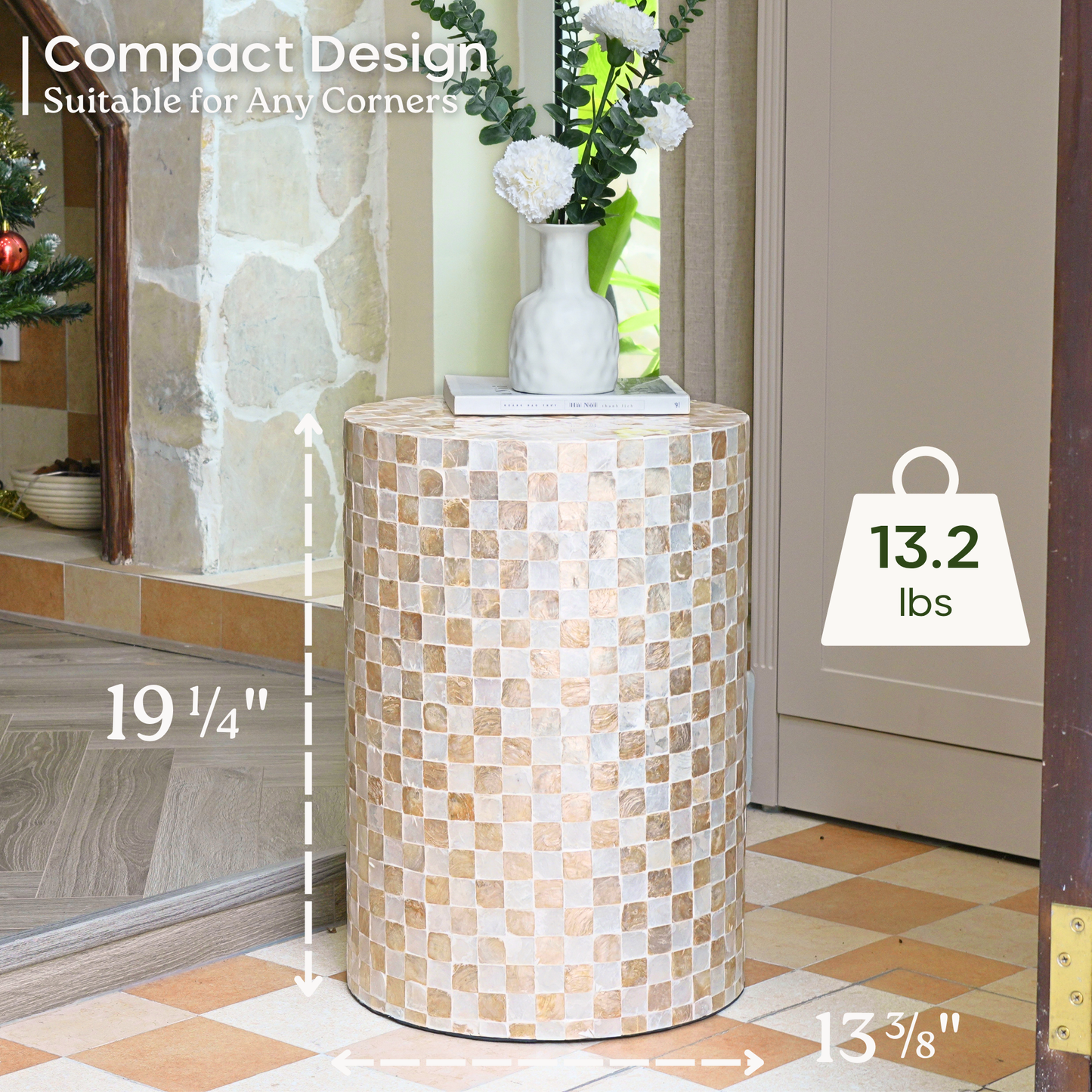 Side Table (Ivory)