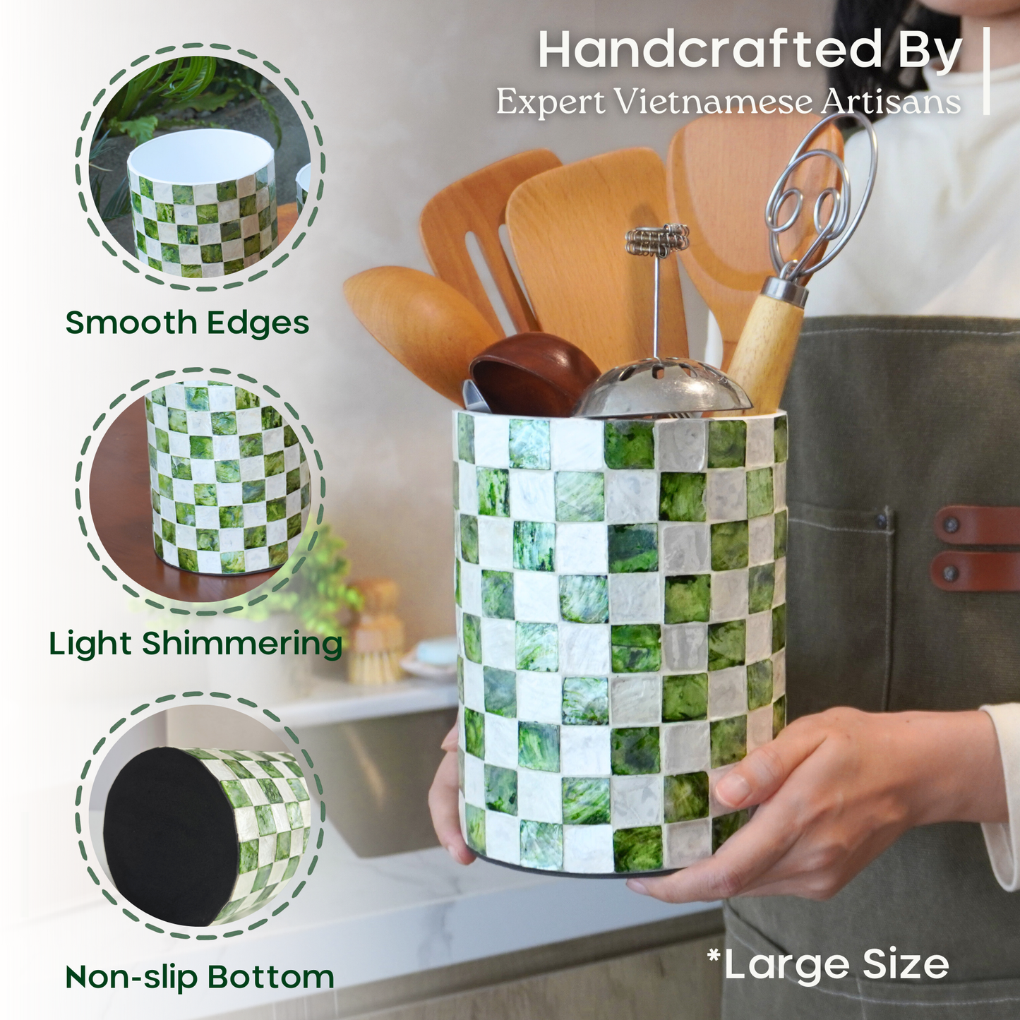 Utensil Holder (Green)
