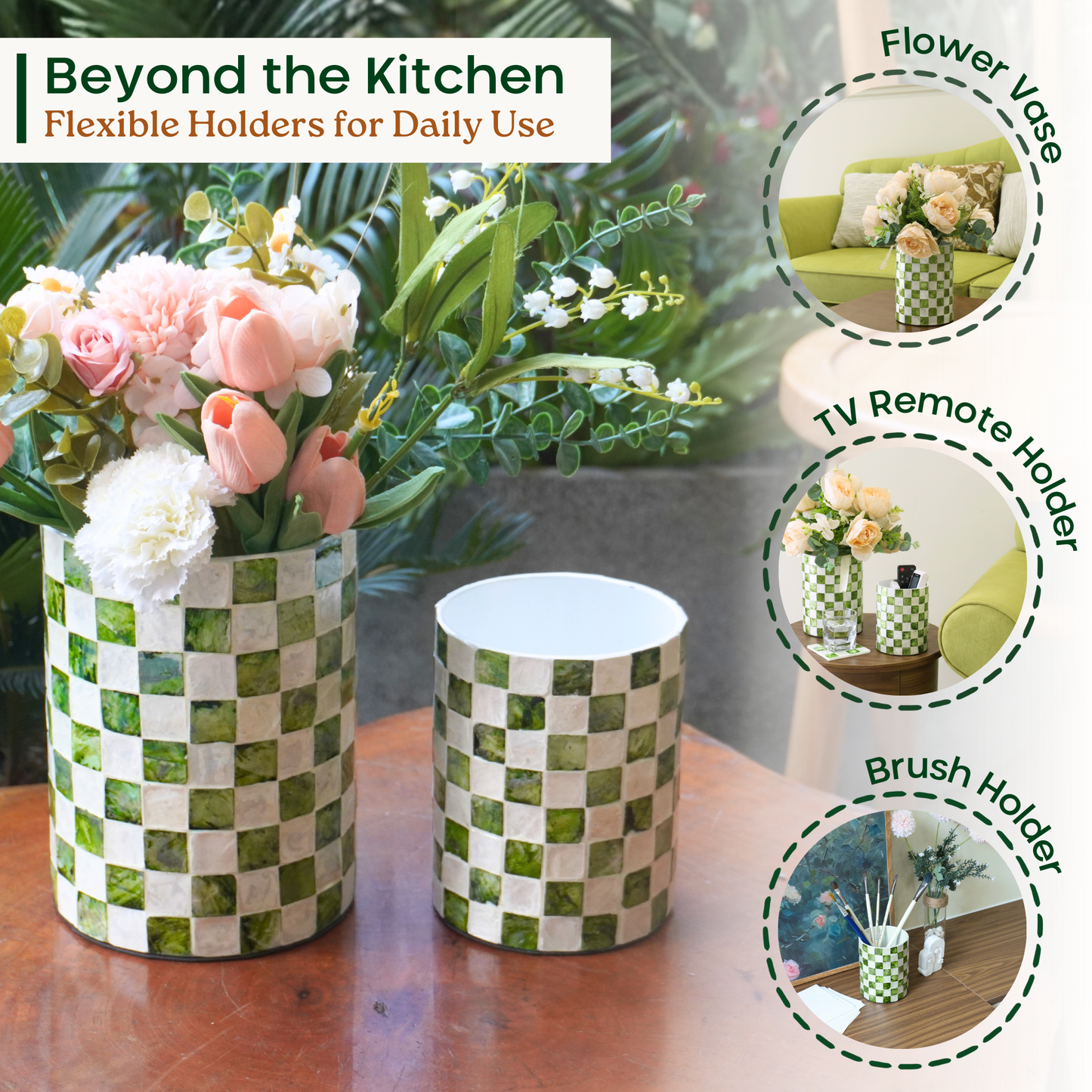 Utensil Holder (Green)