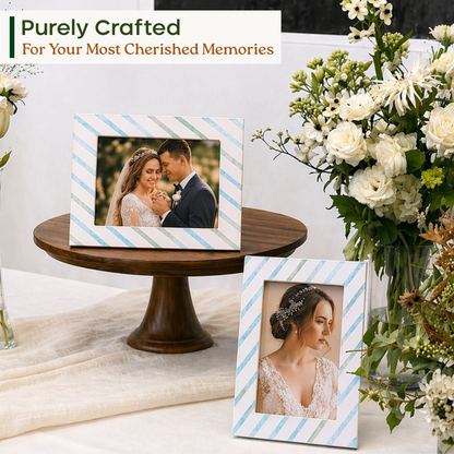 Picture Frame (Diagonal Stripes)