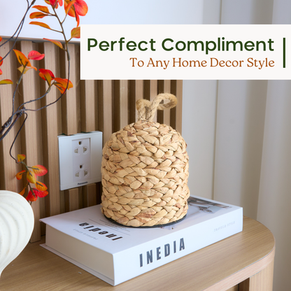 Natural Water Hyacinth Door Stopper