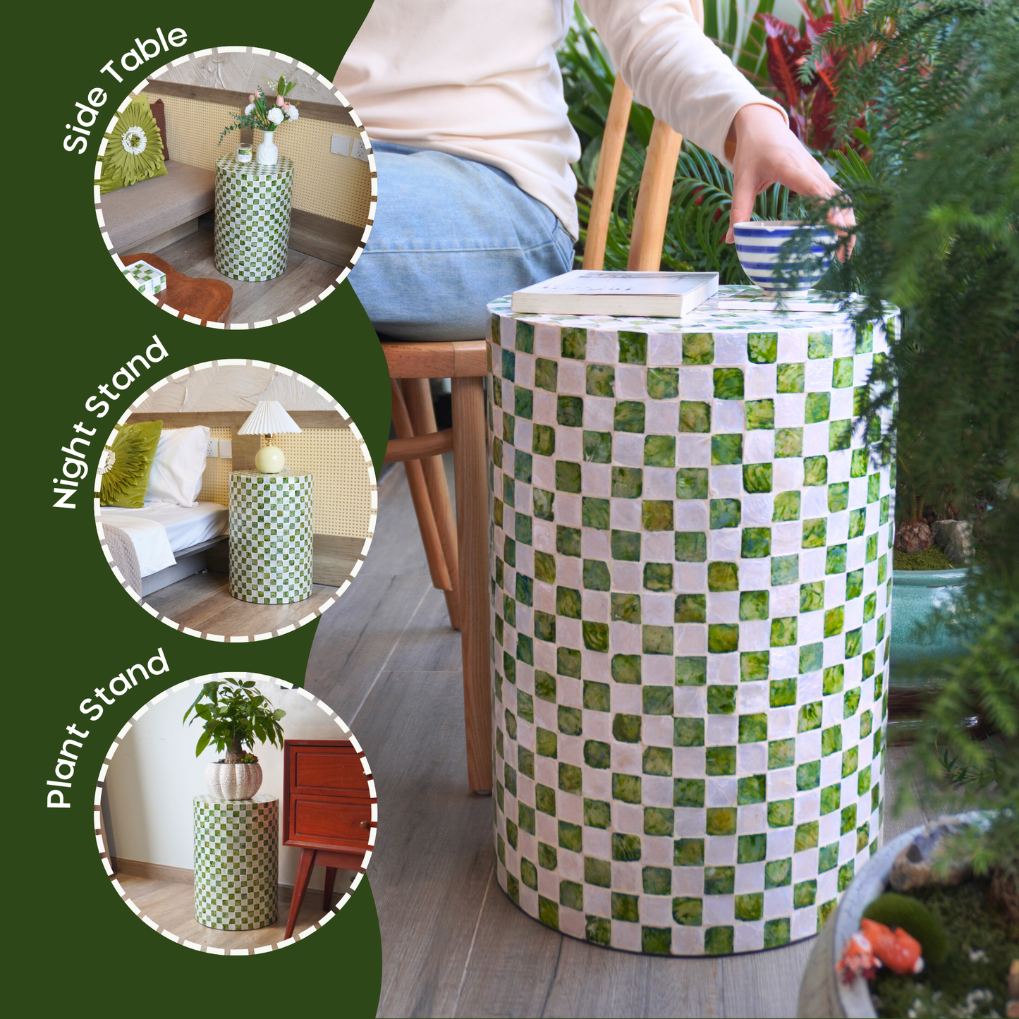 Side Table (Green)
