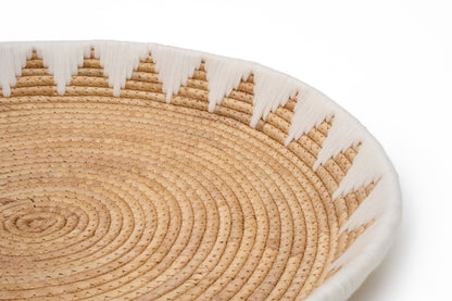 Set of 3 Round Water Hyacinth Wall Baskets