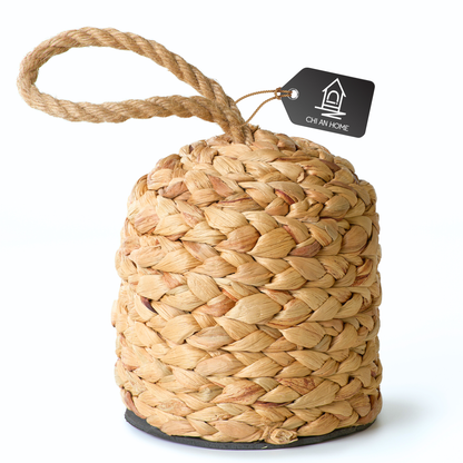 Water Hyacinth Door Stopper with Handle